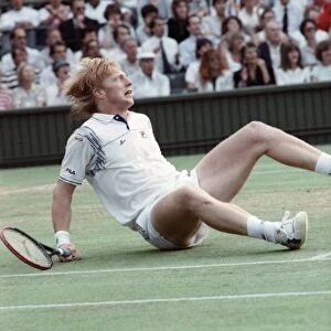Wimbledon Tennis. Boris Becker. June 1988 88-3488-010