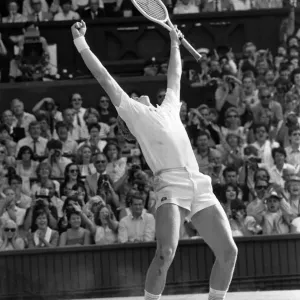 Wimbledon 1985 Mens Finals Print: Becker v Curren Wimbledon 1985 Mens Finals Print: Becker v Curren