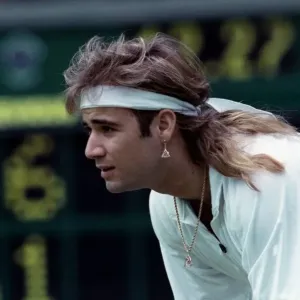 Campeonatos de Tenis Wimbledon. Andre Agassi Junio 1991