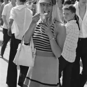 Wimbledon Tennis Championships Print 1976 - Ice Cream Moment