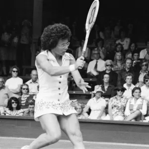 Wimbledon Ladies Quarterfinals Print, 30th June 1975