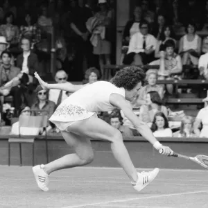 Wimbledon Tennis Championships, Ladies Quarterfinals Day, Monday 30th June 1975 Wimbledon Tennis Championships, Ladies Quarterfinals Day, Monday 30th June 1975
