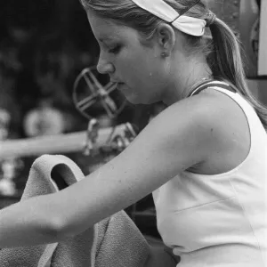 Wimbledon Tennis Championships, Ladies Quarterfinals Day, Monday 30th June 1975 Wimbledon Tennis Championships, Ladies Quarterfinals Day, Monday 30th June 1975