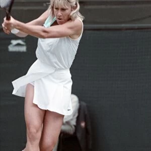 Wimbledon Tennis. Chris Evert. July 1988 88-3421-015