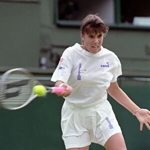 Wimbledon Tennis. J. Capriati v. M. Navratilova. July 1991 91-4197-288
