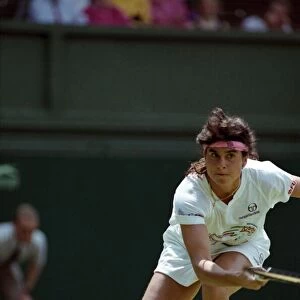 Wimbledon Tennis. Jennifer Capriati In Action. July 1991 91-4217-028