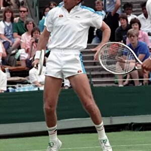 Wimbledon Tennis. John Lloyd. June 1988 88-3422-037