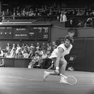 Wimbledon Tennis, Ladies day. Margaret Smith (pictured), in action Wimbledon Tennis, Ladies day. Margaret Smith (pictured), in action