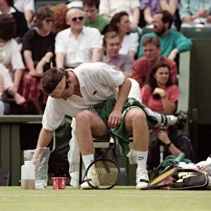 Wimbledon Tennis. McEnroe v. Edberg. July 1991 91-4197-261
