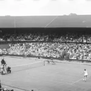 Wimbledon Tennis Panorama Print 26th June 1962