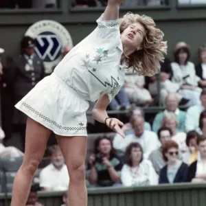 Wimbledon Tennis. Staffi Graf. June 1988 88-3396-045 Wimbledon Tennis. Staffi Graf. June 1988 88-3396-045