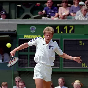 Wimbledon Tennis. Stefan Edberg v. Michael Stich. July 1991 91-4275-130