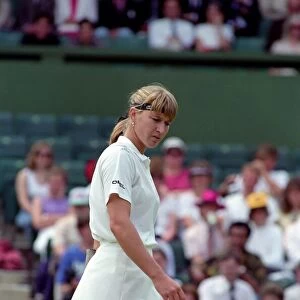 Wimbledon Tennis. Steffi Graf. July 1991 91-4197-132