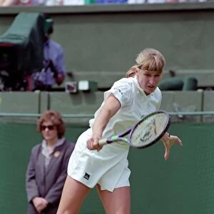 Wimbledon Tennis. Steffi Graf. July 1991 91-4197-112