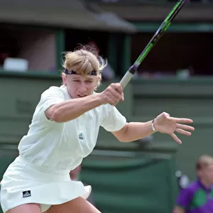 Wimbledon Tennis. Zina Garrison v. Steffi Graf. July 1991 91-4197-183