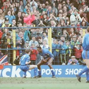 Wimbledon verses Tottenham Hotspur at Plough Lane, home of Wimbledon Football Club Wimbledon verses Tottenham Hotspur at Plough Lane, home of Wimbledon Football Club