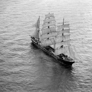 The windjammer Penang seen here sailing in the English Channel Circa 1935 The windjammer Penang seen here sailing in the English Channel Circa 1935