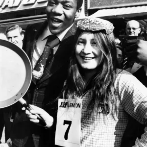 1976 Sandwell Mails Pancake Day Race Print 1976 Sandwell Mails Pancake Day Race Print