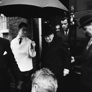 Winston Churchill attends the House Commons for the first time since November 1961 Winston Churchill attends the House Commons for the first time since November 1961
