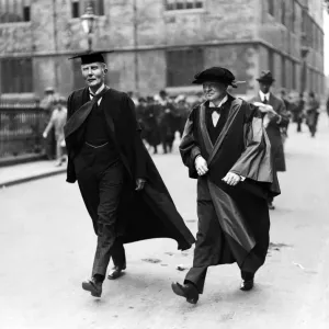 Winston Churchill at Christchurch, Oxford Print 1925 Winston Churchill at Christchurch, Oxford Print 1925