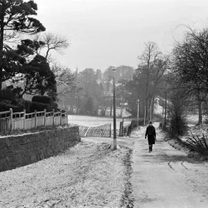 A Wintry Scene near Allesley Hall Print, 29th November 1966 A Wintry Scene near Allesley Hall Print, 29th November 1966