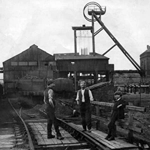 Wirral Colliery at Neston, just before the general strike
