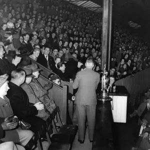 Wolverhampton Wanderers. Billy Wright, captain of Wolverhampton Wanderers