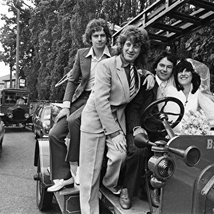 Wolverhamptons famous pop group Slade were guests at the wedding of Eileen Delahay