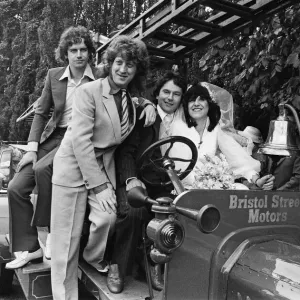 Slade at Eileen Delahay's Wedding Print, 30th August 1980