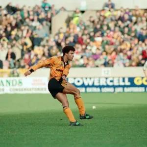 Print of Wolves 0-2 Bolton Wanderers FA Cup match at Molineux, January 1993