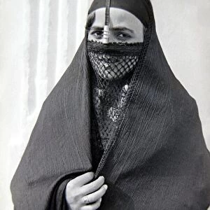 A woman of Egypt Circa 1935 People Woman dress clothing