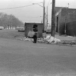 New York Street Scene Print, 1981