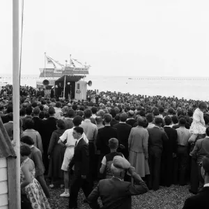 Womans Sunday Mirror Suntan Competition Print, Southsea 1955 Womans Sunday Mirror Suntan Competition Print, Southsea 1955