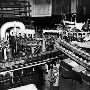 Women in industry. G. E. C. Electric Light Bulb Factory. Circa 1955 P006521