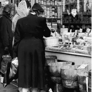 Women in Soho Shop Window Print, Circa 1955 Women in Soho Shop Window Print, Circa 1955