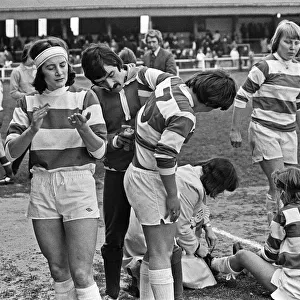 Womens FA Cup Final held at the ground of Bedford Town Football Club