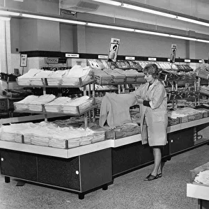 Womens fashion department in Hanley Co-op 1966