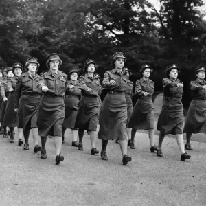Womens Territorial Army. Camp at Farnley Park near Otley, Yorkshire Womens Territorial Army. Camp at Farnley Park near Otley, Yorkshire