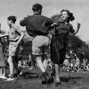 The Woodcraft Folk May Day Rally Print, 30th April 1950 The Woodcraft Folk May Day Rally Print, 30th April 1950