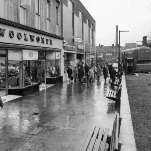 Woolworth Store at Market Place, Bedworth 8th January 1971 Woolworth Store at Market Place, Bedworth 8th January 1971