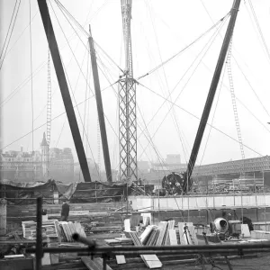 Work in Progress on The Skylon Print, 26th February 1951 Work in Progress on The Skylon Print, 26th February 1951