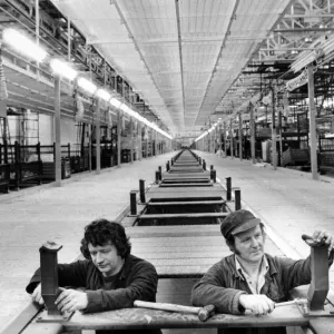 Longbridge Mini Metro Trim Hall Print, 4th May 1979