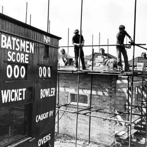 Middlesbrough Scorebox Construction Print 12th August 1981 Middlesbrough Scorebox Construction Print 12th August 1981