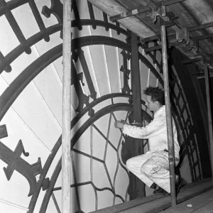 Big Ben Overhaul Print: 23rd August 1956