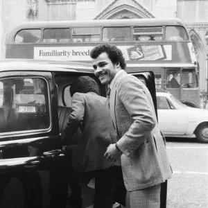 World Boxing Champion John Conteh appeared at Law Courts today