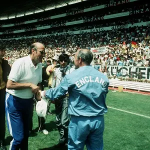 World Cup 1970 England Manager Print