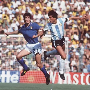 World Cup 1982 Group C Italy 2 Argentina 1 Paolo Rossi (20