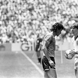 World Cup 1986 Quarter Final England 1 Argentina 2 Chris Waddle