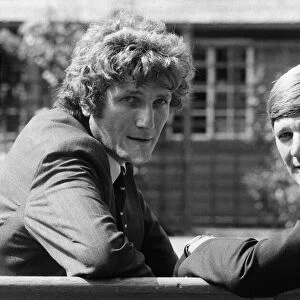 World Cup cricket captains Bob Willis and Geoff Howarth pictured before their game at The