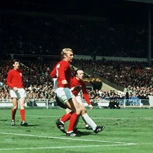 World Cup Final 1966 England West Germany Bobby Moore Martin Peters Nobby Stiles